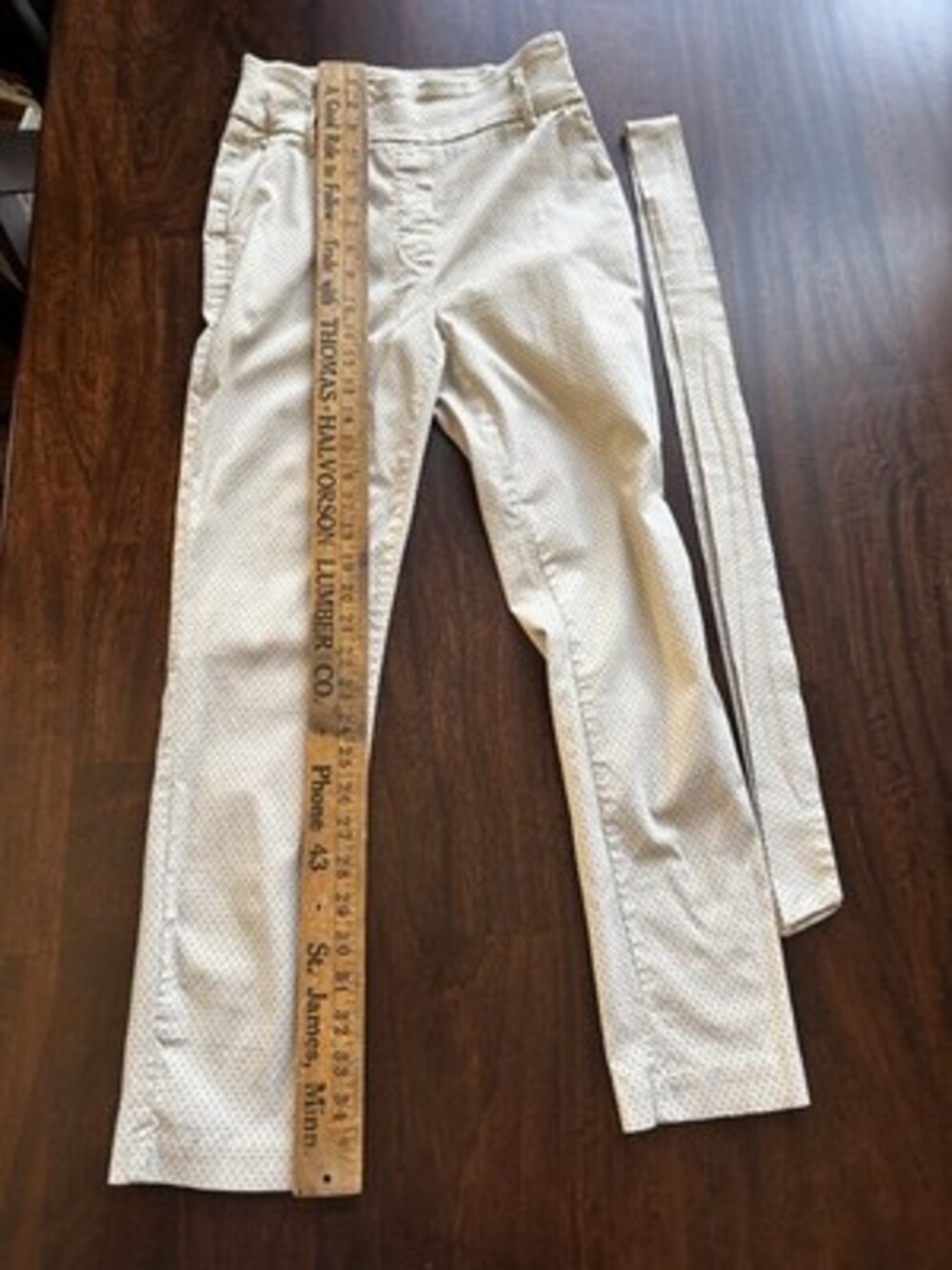 Jules & Leopold Belted Polkadot Pants In Size XS
